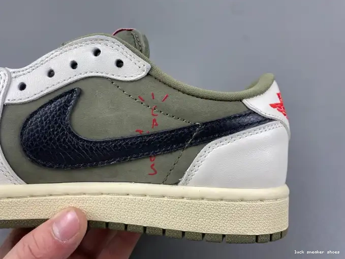 Reps LUCY DM7866-200 OG LOW JORDAN SCOTT 1 AIR X TRAVIS OLIVE MEDIUM 0617